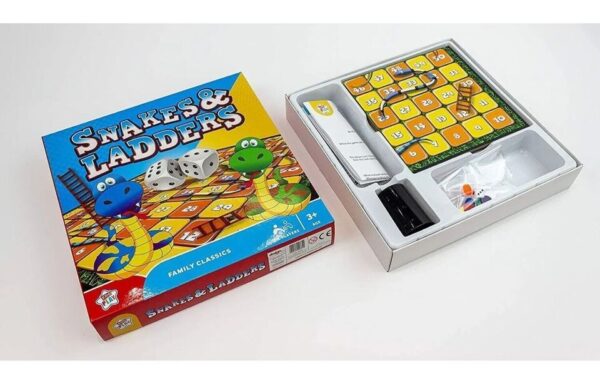 Kids Play •Features:Board Game, Snakes and Ladders Board Game for 2 to 6 Players - Image 3