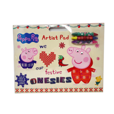 Peppa Pig Artist Pad- Colouring/Stickers | 2 Artist pads