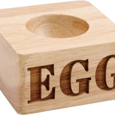Wooden egg cup 4pcs