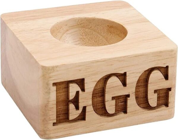 Wooden egg cup 4pcs