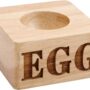 Wooden egg cup 4pcs