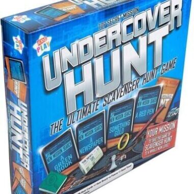 Undercover Hunt – The Ultimate Scavenger Hunt Board Games for Kids Adults Gifts