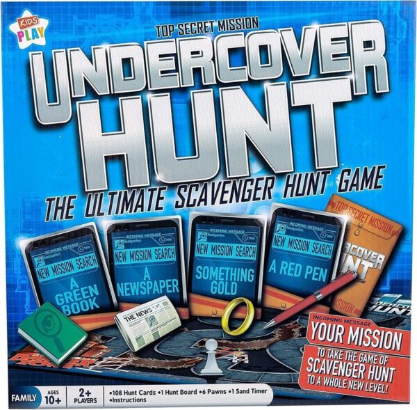 Undercover Hunt - The Ultimate Scavenger Hunt Board Games for Kids Adults Gifts - Image 2