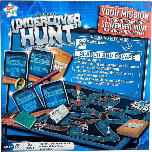 Undercover Hunt - The Ultimate Scavenger Hunt Board Games for Kids Adults Gifts - Image 3