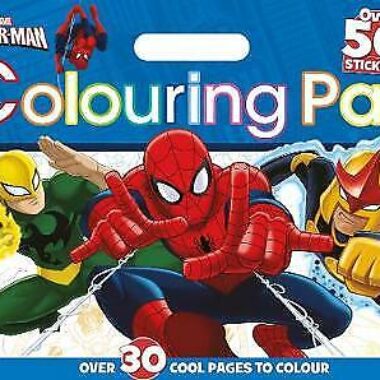 Spiderman Giant Colouring Activity Pad: Unleash Creativity with Spidey!