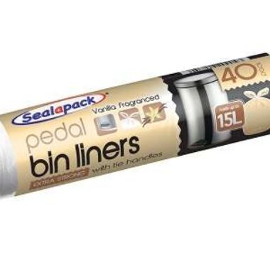 PEDAL BIN LINERS 15L-VANILLA FRAGRANCED
