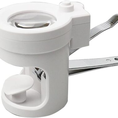 professional  Nail Clippers for Seniors Thick Nails, Intelligent Nail Clipper with Magnifier Nail Cutter with led Light